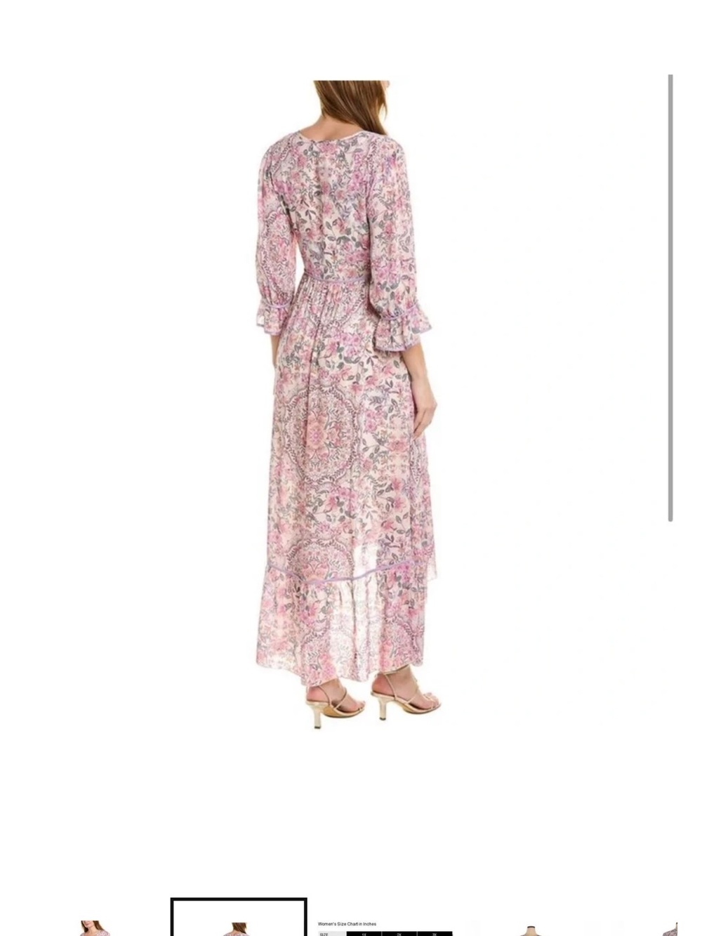 Johnny Was Pink Maxi Dress - Picture 2 of 4